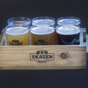 Smagekasse m/6 smageglas