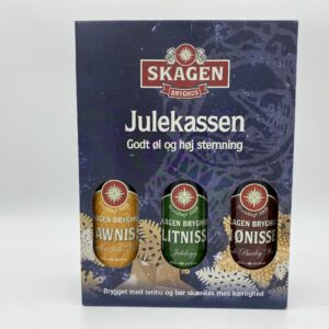 Julegavekasse m/ 3 Skagen Bryghus øl