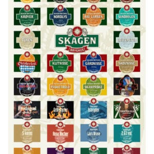 Skagen Bryghus Etiketplakat