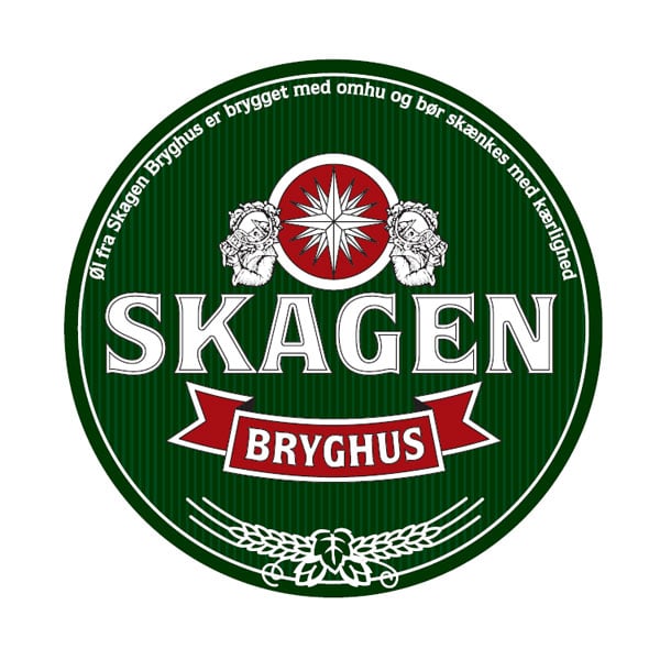 Skagen Bryghus emajleskilt